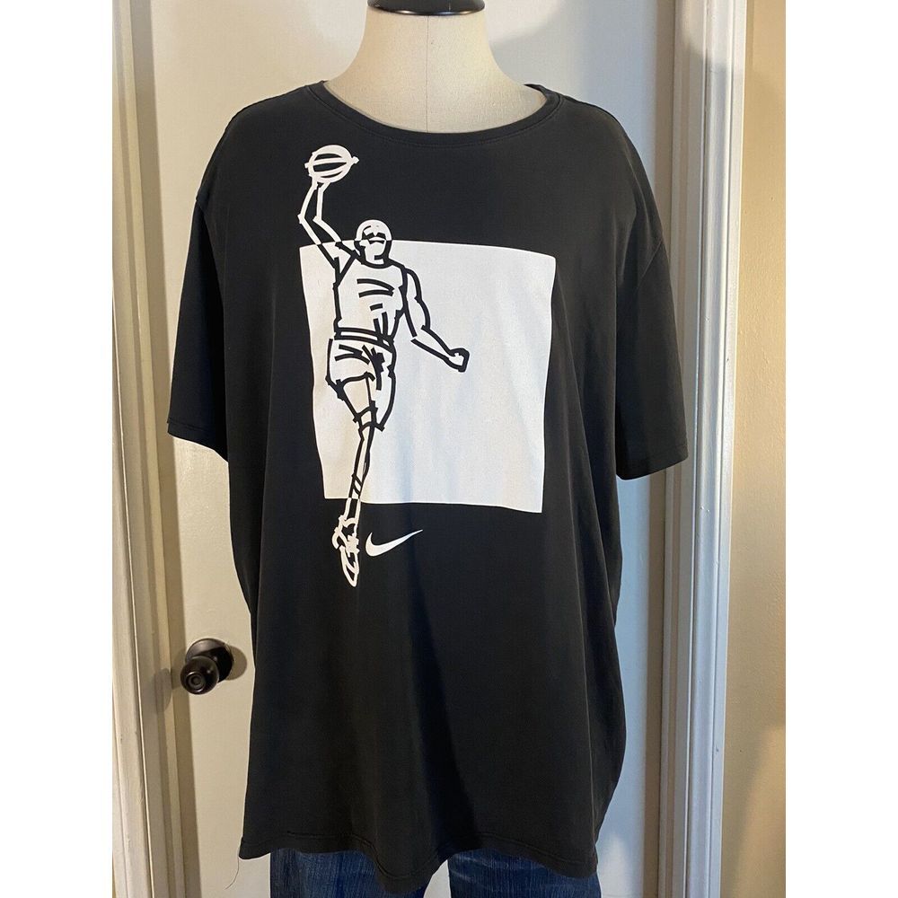 NIKE DRY FIT Kevin Durant KD Black T SHIRT XXL 2XL